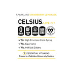 CELSIUS Sparkling Strawberry Lemonade, Functional Essential Energy Drink, 12 Fl Oz (Pack of 12)