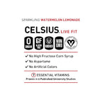 CELSIUS Sparkling Watermelon Lemonade, Sugar Free Energy Drink, 12 Fl Oz (Pack of 12)