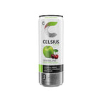 CELSIUS Sparkling Green Apple Cherry, Functional Essential Energy Drink, 12 Fl Oz (Pack of 12)
