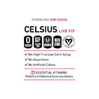 CELSIUS Sparkling Kiwi Guava, Functional Essential Energy Drink 12 Fl Oz (Pack of 12)