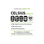CELSIUS Sparkling Lemon Lime, Sugar Free Energy Drink, 12 Fl Oz (Pack of 12)