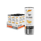 CELSIUS Sparkling Orange, Functional Essential Energy Drink 12 Fl Oz (Pack of 12)