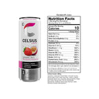 CELSIUS Sparkling Strawberry Passionfruit, Sugar Free Energy Drink, 12 Fl Oz (Pack of 12)