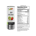 CELSIUS Sparkling Kiwi Strawberry, Sugar Free Energy Drink, 12 Fl Oz (Pack of 12)