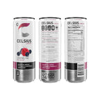 CELSIUS Sparkling Wild Berry, Functional Essential Energy Drink 12 Fl Oz (Pack of 12)