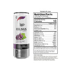 CELSIUS Sparkling Grape Rush, Functional Essential Energy Drink 12 Fl Oz (Pack of 12)