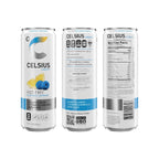 CELSIUS Fizz Free Blue Razz Lemonade, Sugar Free Energy Drink, 12 Fl Oz (Pack of 12)
