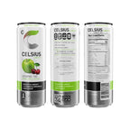 CELSIUS Sparkling Green Apple Cherry, Functional Essential Energy Drink, 12 Fl Oz (Pack of 12)
