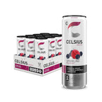 CELSIUS Sparkling Wild Berry, Functional Essential Energy Drink 12 Fl Oz (Pack of 12)