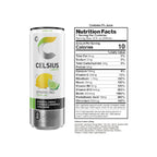 CELSIUS Sparkling Lemon Lime, Sugar Free Energy Drink, 12 Fl Oz (Pack of 12)