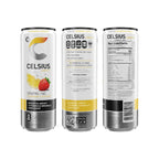 CELSIUS Sparkling Strawberry Lemonade, Functional Essential Energy Drink, 12 Fl Oz (Pack of 12)