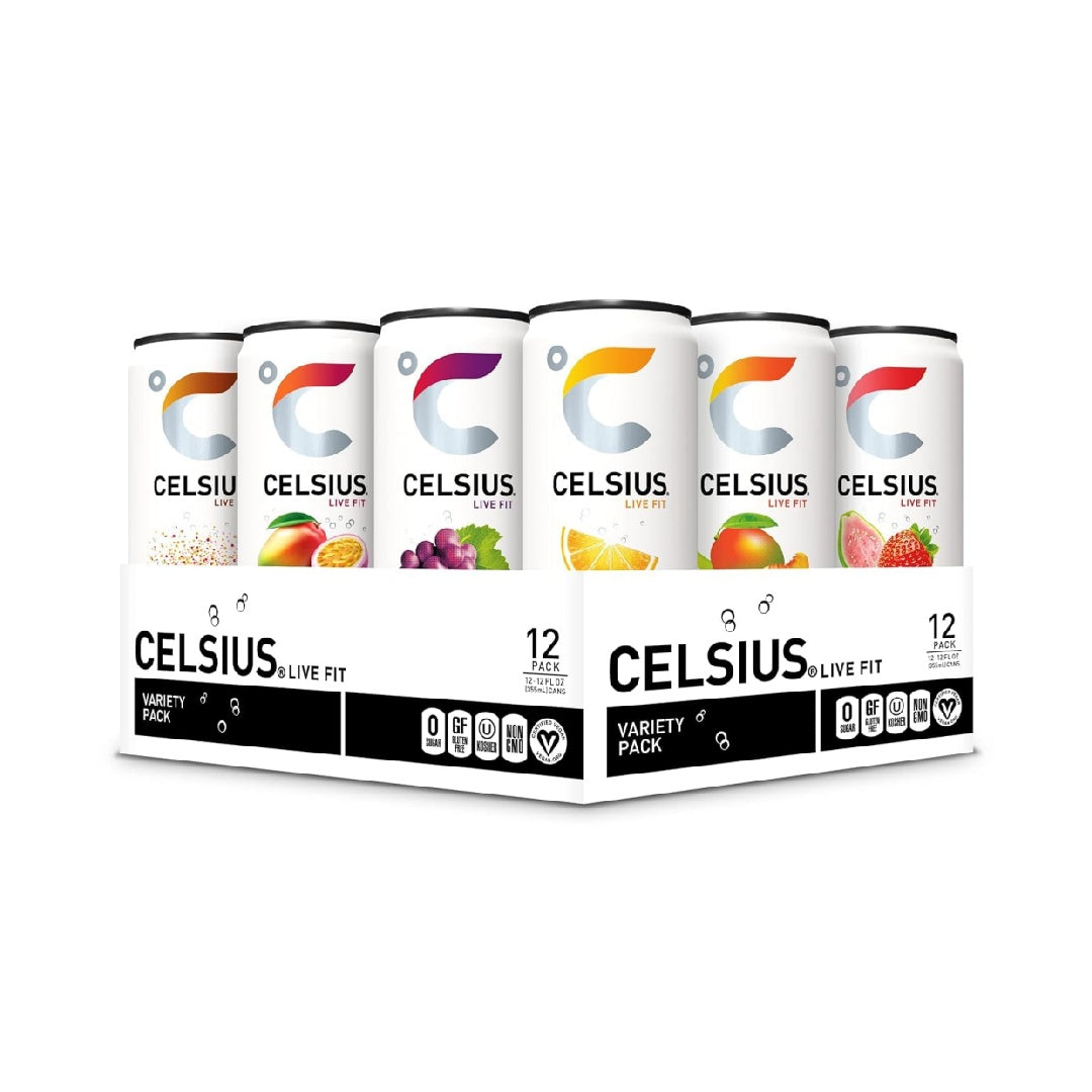 CELSIUS Mixed Flavor Official Combo Pack (12 bottles)