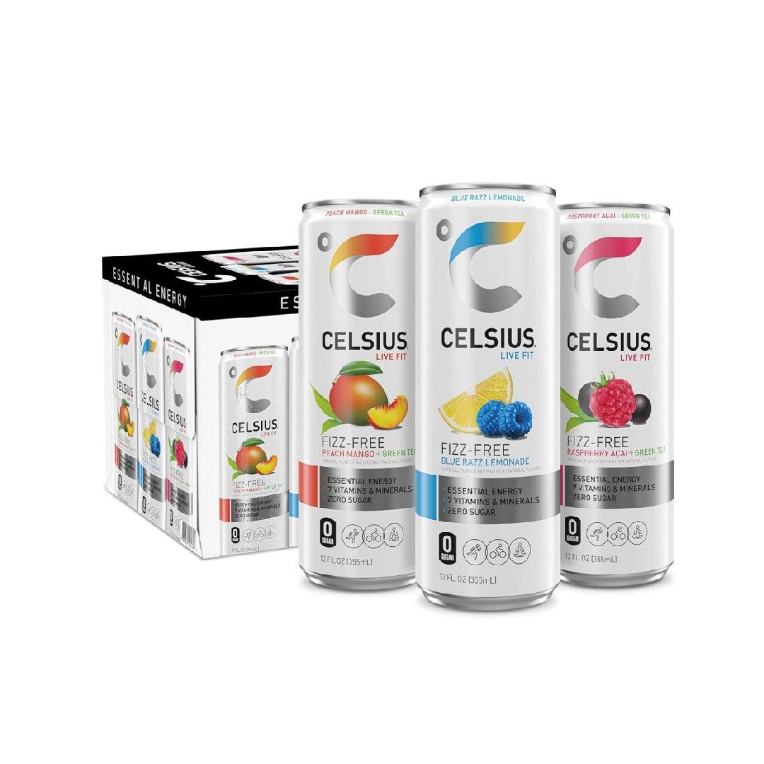 CELSIUS Mixed Flavor Official Combo Pack (12 bottles)
